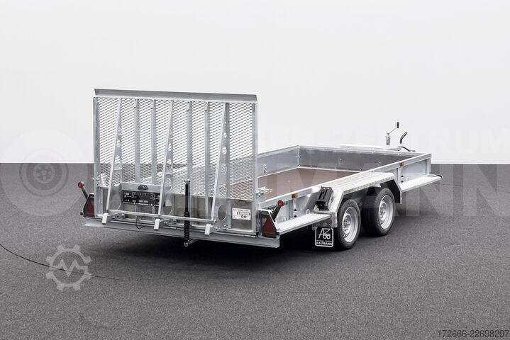 Aanhangwagen voor zwaar materieel Variant 3518 M4 | MAXI LOAD 400X180CM 3500KG BAUMASCHINENANHÄNGER | RAMPE