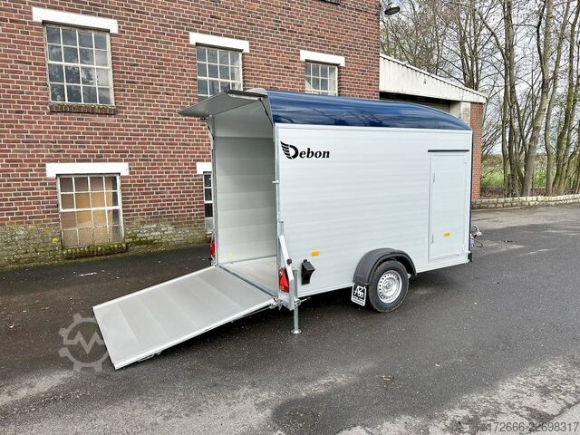 Koffer aanhanger Debon CHEVAL LIBERTE DEBON C400 ALU ROADSTER DUNKELBLAU +SEITENTÜR