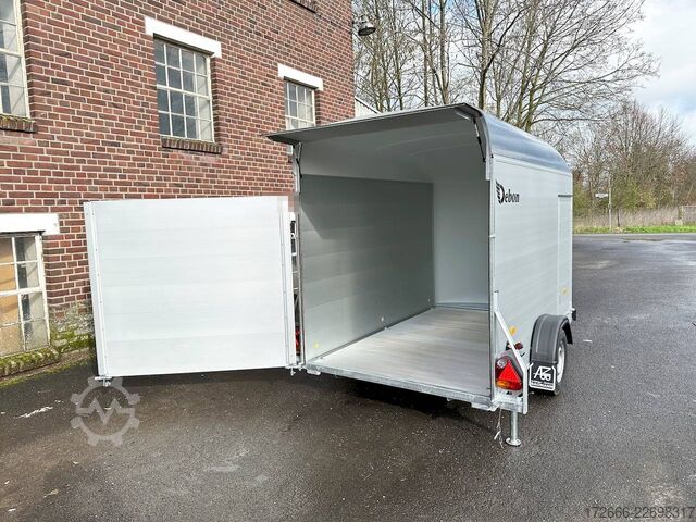 Koffer aanhanger Debon CHEVAL LIBERTE DEBON C400 ALU ROADSTER DUNKELBLAU +SEITENTÜR