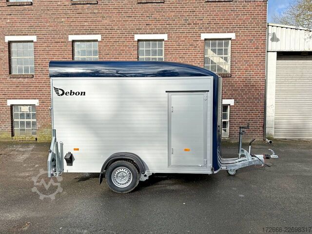 Koffer aanhanger Debon CHEVAL LIBERTE DEBON C400 ALU ROADSTER DUNKELBLAU +SEITENTÜR