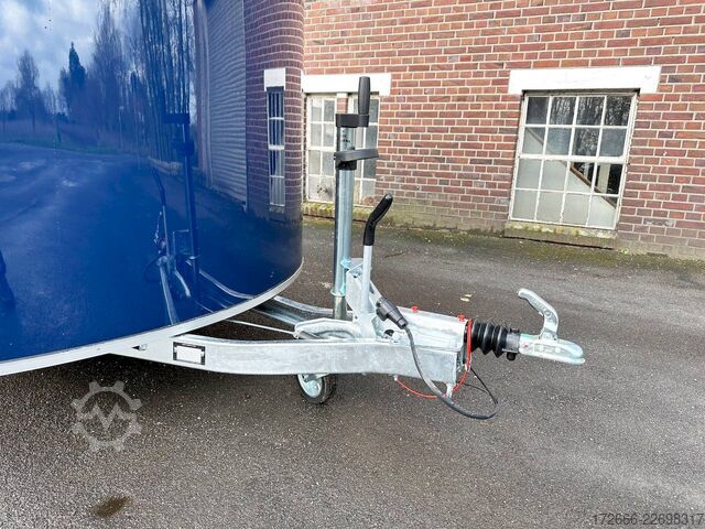 Koffer aanhanger Debon CHEVAL LIBERTE DEBON C400 ALU ROADSTER DUNKELBLAU +SEITENTÜR