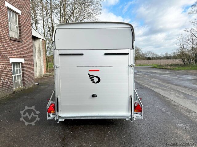 Koffer aanhanger Debon CHEVAL LIBERTE DEBON C400 ALU ROADSTER DUNKELBLAU +SEITENTÜR