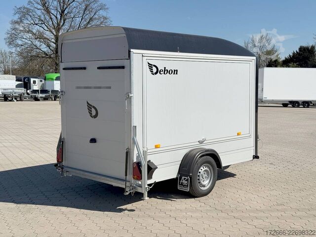 Koffer aanhanger Debon CHEVAL LIBERTE DEBON C300 WABENKERN ROADSTER SCHWARZ +SEITENKLAPPE +SEITENTÜR