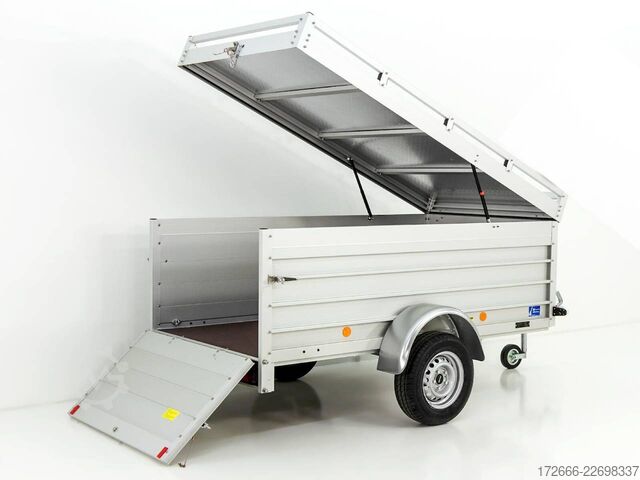 Reboque com tampa Koch-Anhänger U4 250X125X80CM 750KG | 2XBWE | DECKELANHÄNGER