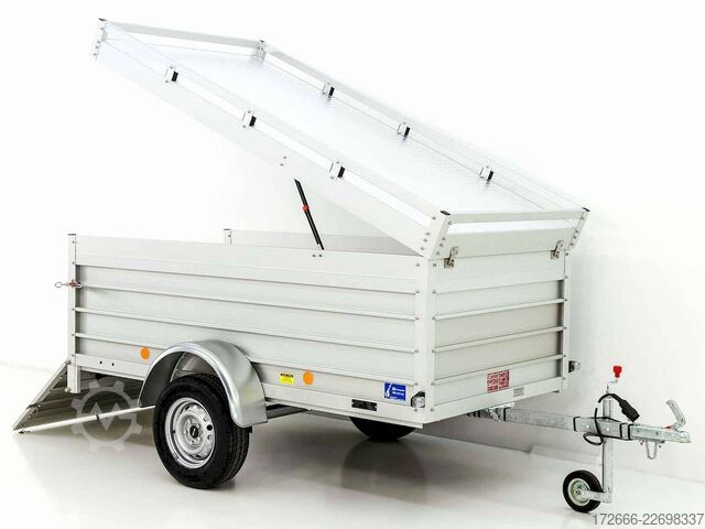 Reboque com tampa Koch-Anhänger U4 250X125X80CM 750KG | 2XBWE | DECKELANHÄNGER