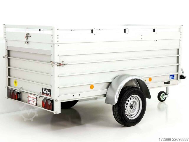 Reboque com tampa Koch-Anhänger U4 250X125X80CM 750KG | 2XBWE | DECKELANHÄNGER