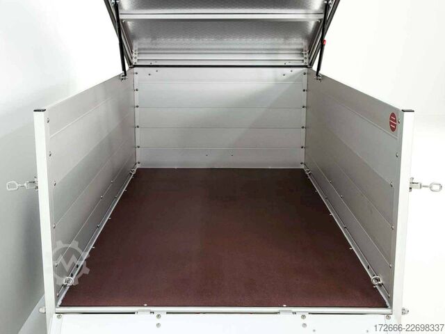 Reboque com tampa Koch-Anhänger U4 250X125X80CM 750KG | 2XBWE | DECKELANHÄNGER