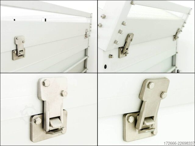 Reboque com tampa Koch-Anhänger U4 250X125X80CM 750KG | 2XBWE | DECKELANHÄNGER