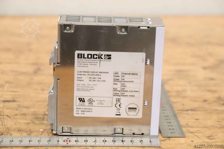 Schutzschalter Block PC