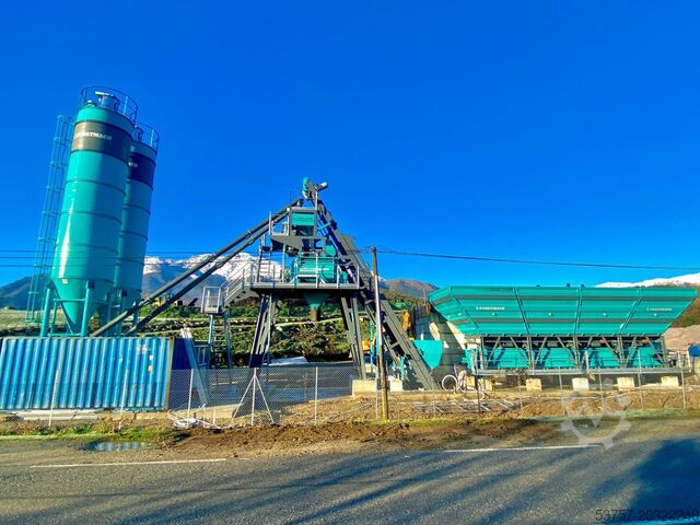 Central de betão, usina de concreto CONSTMACH Compact Concrete Batching Plant 100 M3/H