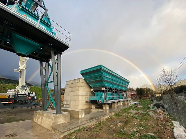 Central de betão, usina de concreto CONSTMACH Compact Concrete Batching Plant 100 M3/H
