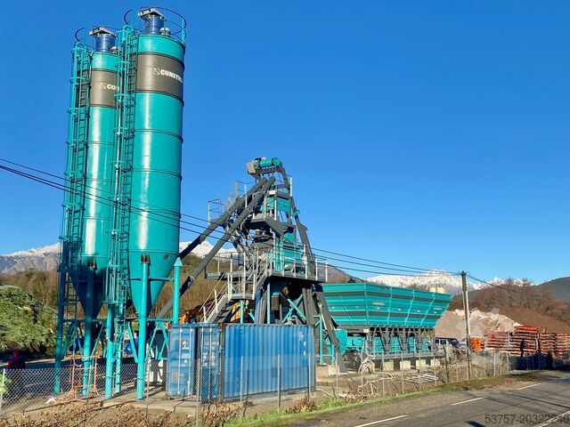 Central de betão, usina de concreto CONSTMACH Compact Concrete Batching Plant 100 M3/H