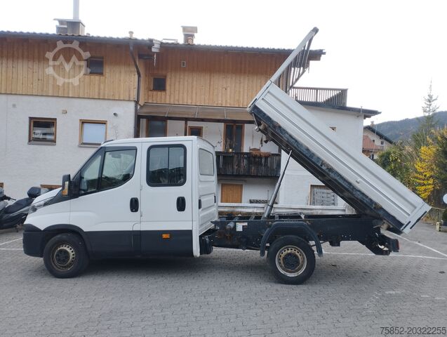 Transportín con maleta Iveco Daily 35S12 Kipper Doppelkabine Klima