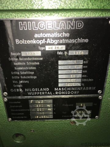 Snijmachine HILGELAND ME2VM