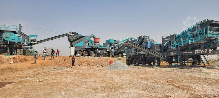 Kırma ekipmanları Constmach Mobile Crushing Plant 60-80 tph
