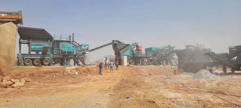 Breekapparatuur Constmach Mobile Rock Crushing Plant Mobile stone crushing plant 120-150 tph