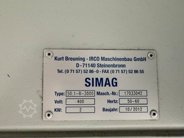 Podajnik prętów IRCO Simag 50.1R - 3000