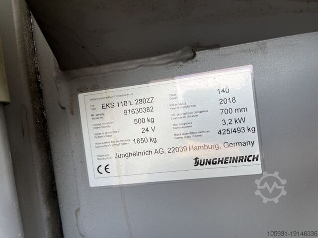 Preparador de pedidos de media altura Jungheinrich EKS110