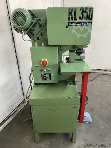 Hulstansemaskine, excenterpresse, mekanisk stansepresse MUHR & BENDER - MUBEA KL 350 / 203