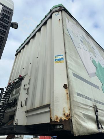 Otevřený návěs s plachtou KRONE SD Palettenkasten / Lift / BPW