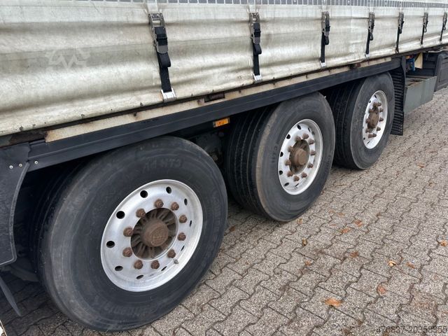 Otevřený návěs s plachtou KRONE SD Palettenkasten / Lift / BPW