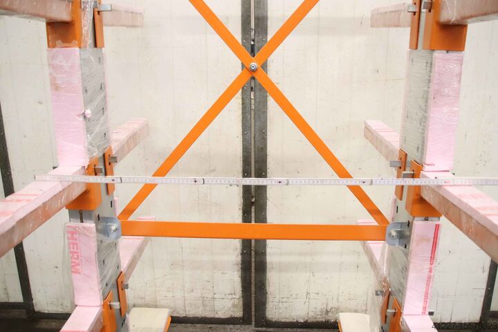 Draagarmrek met twee zijden Jungheinrich Grundfeld 1180/1195/H2960 mm