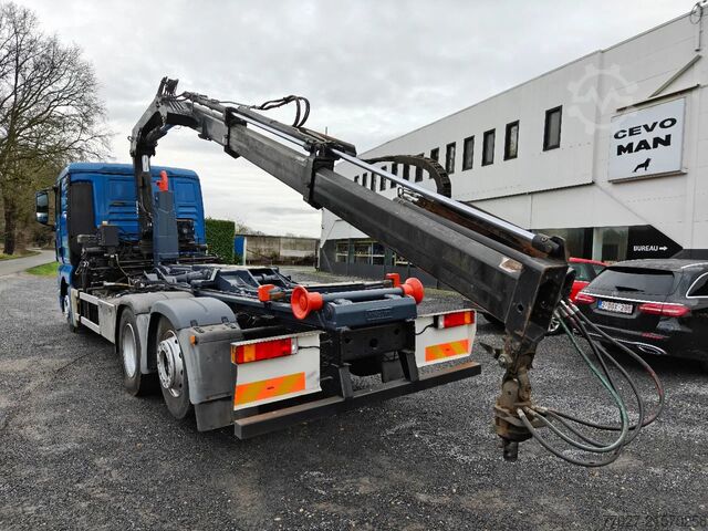 Sistema de brazo de gancho MAN TGX 26.400 Container Hyvalift Crane HIAB 144