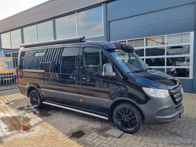 Bestelwagen dubbele cabine Mercedes-Benz Sprinter 314 CDI L2H1 DC 5 Zits Huif Euro 6