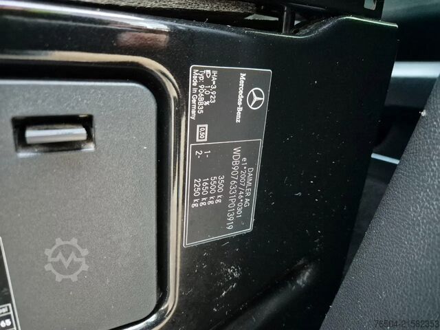 Bestelwagen dubbele cabine Mercedes-Benz Sprinter 314 CDI L2H1 DC 5 Zits Huif Euro 6