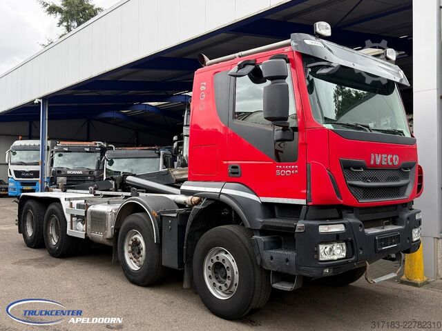 Sistema a braccio con gancio Iveco Trakker 500 Retarder, Bladgeveerd, 8x4