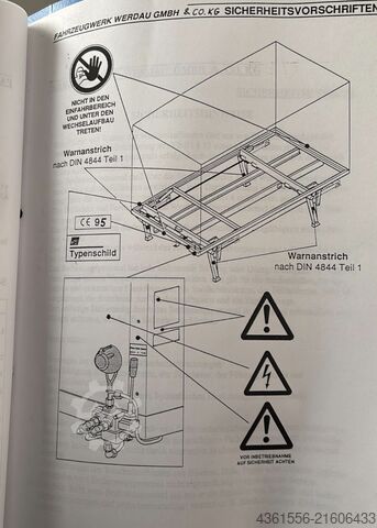 Nadwozie wymienne z zabudową skrzyniową Fahrzeugwerk Werdau 