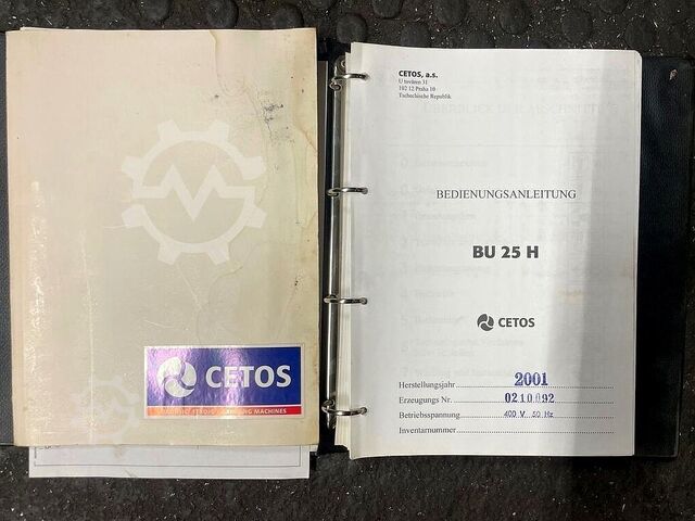 Cylindrisk slipmaskin Cetos BU 25 H