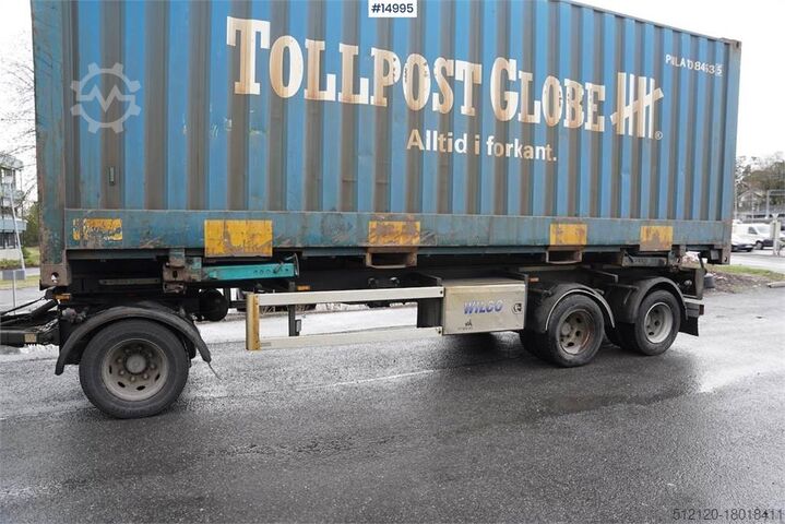 Containertransport Wilco Container Trailer.