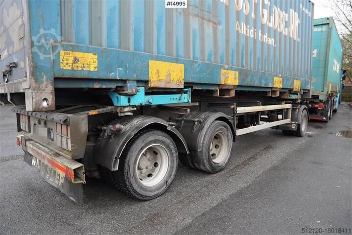 Containertransport Wilco Container Trailer.