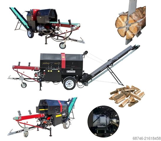 Διαχωριστής ξύλου 20 τόνων με μήκος κοπής 500 mm OPTIMAT FOREST LINE 20-E500 9,5kW