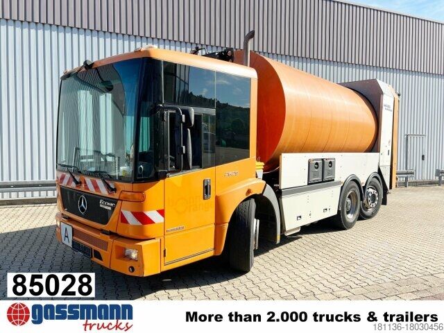Camión de la basura Mercedes-Benz Econic 2629 L/NLA 6x2/4, EEV, Lenkachse, FAUN