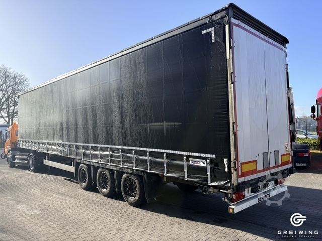 Open semitrailer with tarp SCHMITZ CARGOBULL Curtainsider Mega XL, lifting/sliding roof