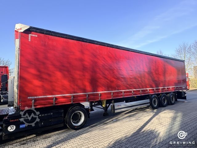 Open semitrailer with tarp SCHMITZ CARGOBULL Curtainsider Standard XL Lift