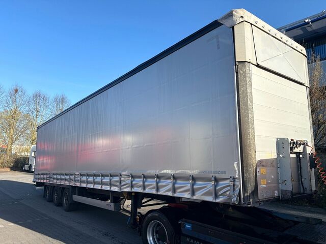 Open semitrailer with tarp SCHMITZ CARGOBULL Curtainsider Mega XL lifting/sliding roof