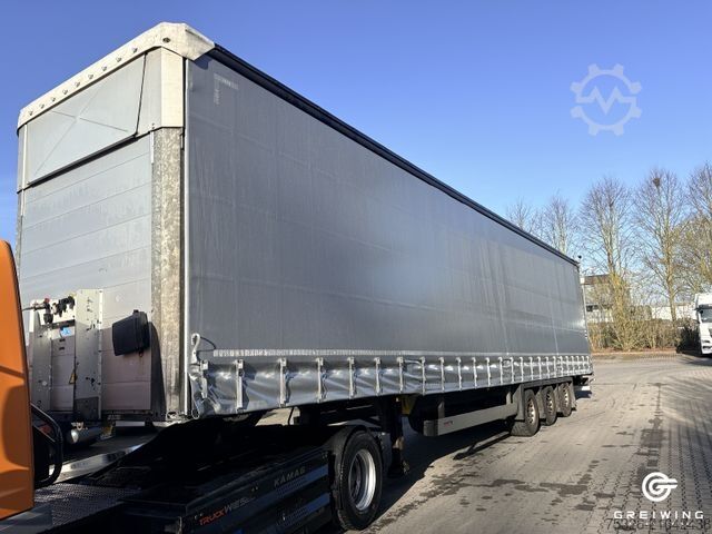 Open semitrailer with tarp SCHMITZ CARGOBULL Curtainsider Mega XL lifting/sliding roof