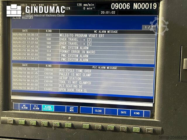 Horizontaal bewerkingscentrum MORI SEIKI NH 4000 DCG