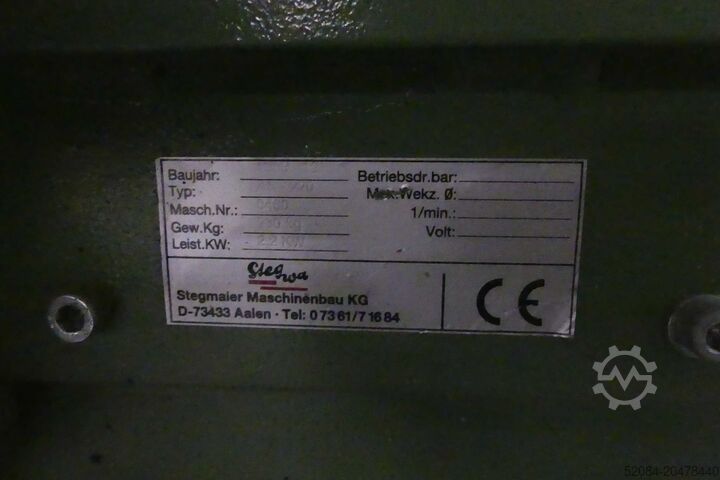 Stegmaier Maschinenbau KG - KAPPSÄGE Stegmaier AS - 220