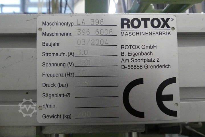 ROTOX - Eckverpressmaschine Rotox LA 396 / GLA 403