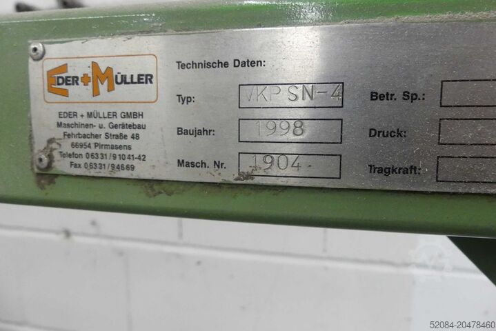 Eder & Müller profielbewerkingsmachine Eder & Müller VKPSN-4