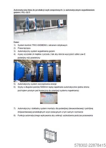 Linea per la produzione di vetrocamera BOZA 