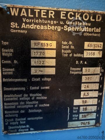 KRAFTFORMER Eckold 653 C