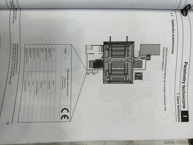 Laskantafschuiningsmachine 8000 mm MIBA LNF 65