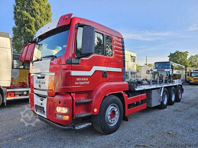 Truck chassis MAN TGS 35.440 8X4-4BL Lift+Lenk Manual PTO