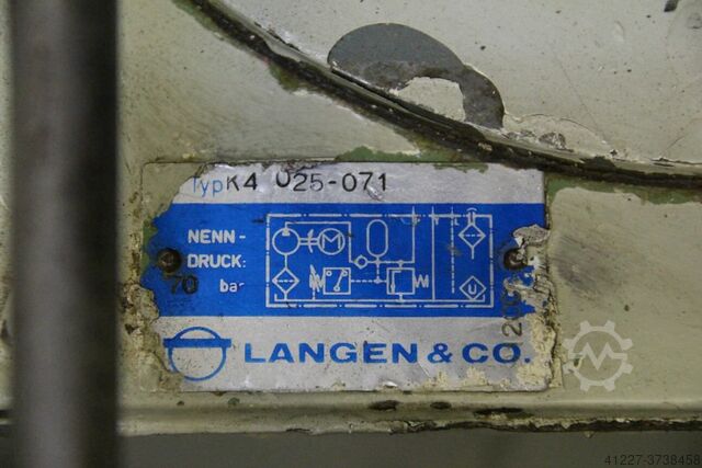 Hidrolik güç paketi 70 bar Langen & Co. K4 025-071