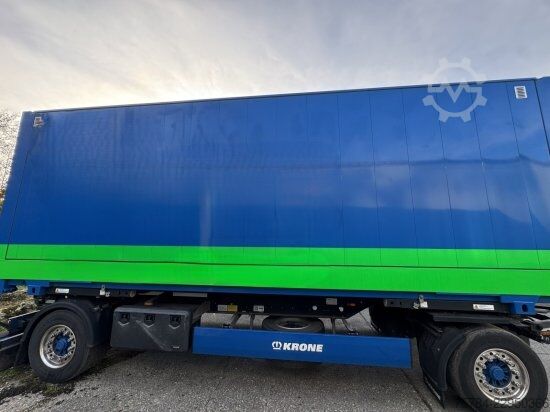 Remorcă cu șasiu interschimbabil KRONE KOFFER-WECHSELBRüCKE  DRY BOX WK 7,3 STG, NEUWERTIG
